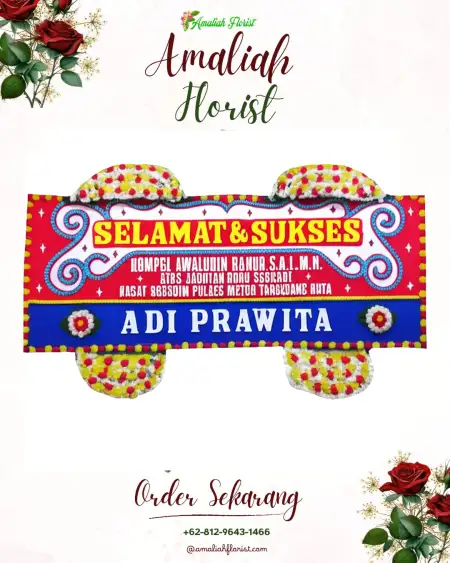 Papan Bunga Ucapan Selamat Hulosobo